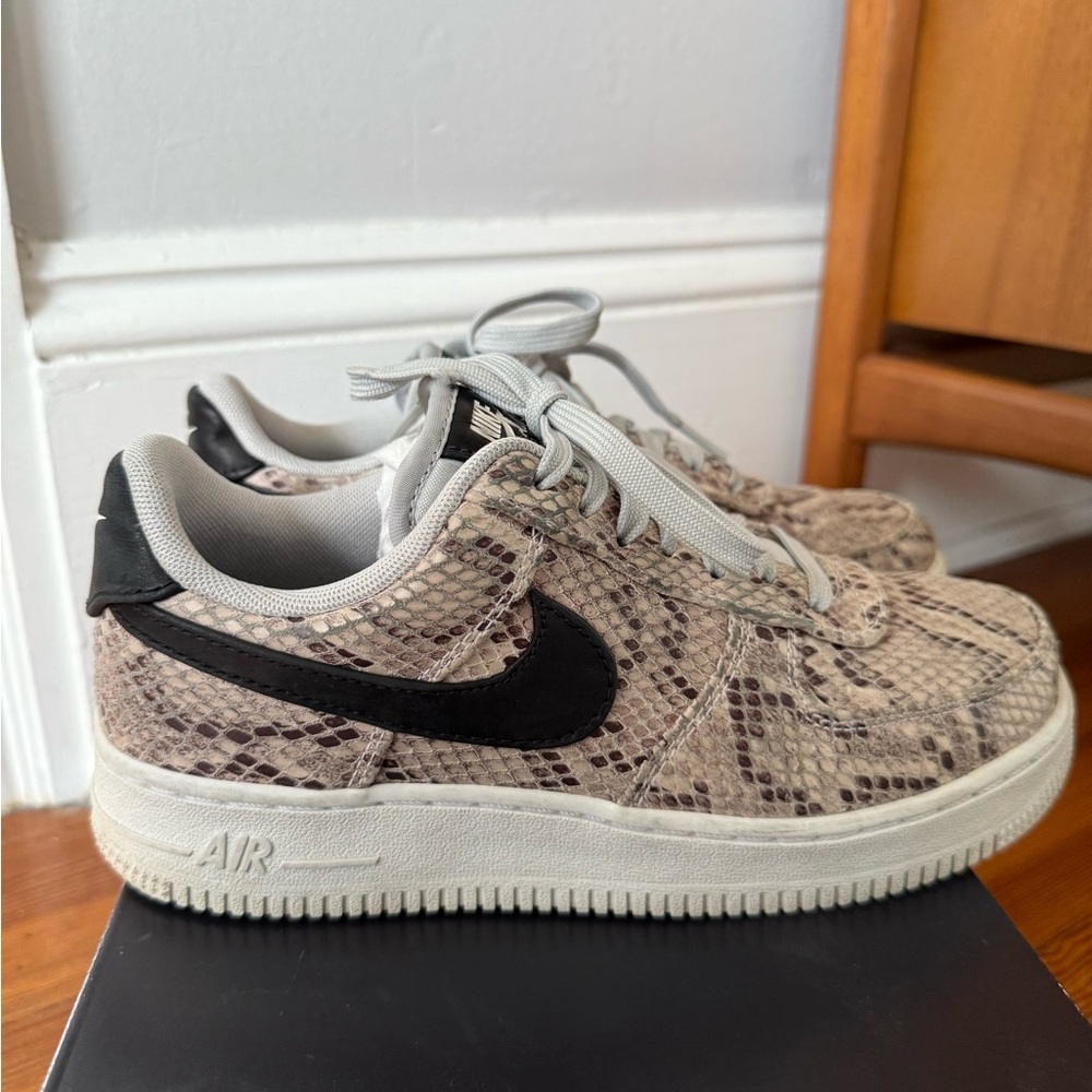 Nike Air Force 1 ‘07 Premium Snake Print Sneakers